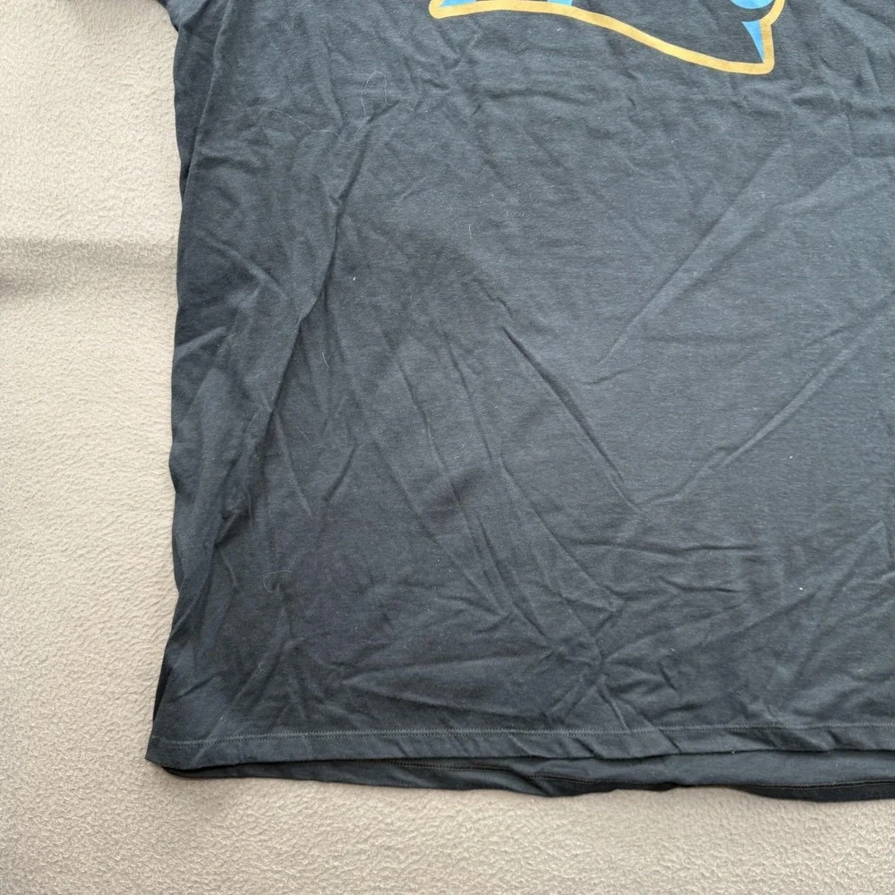 Carolina Panthers Shirt Mens 2XL Black NFL Football Super Bowl 50 Nike